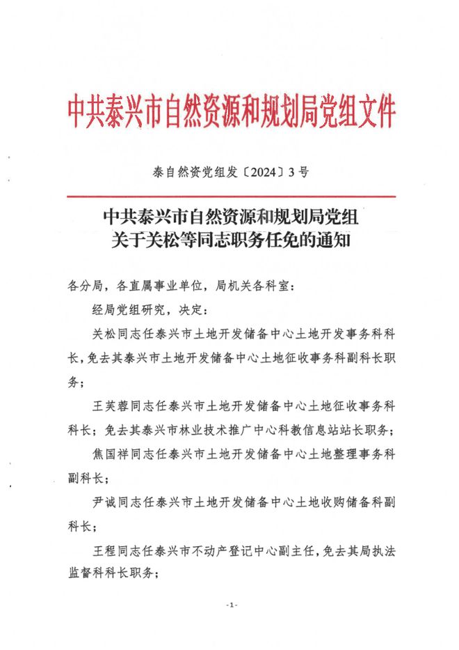 苍山县自然资源和规划局人事任命最新名单公布